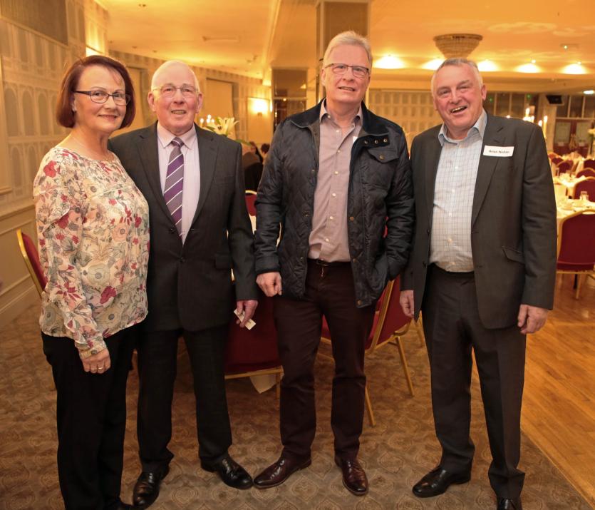 Bridget and Tony Kiernan, Donal Croghan, Brian Neilan Picture: Shelley Corcoran