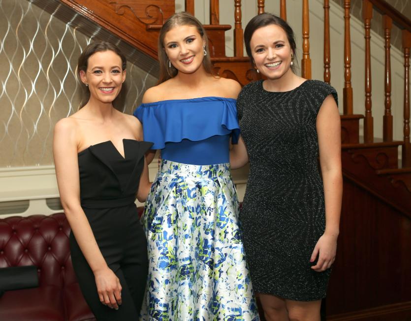 ILOL-31-01-20 Granard GAA 07.       Sarah Lee, Rachel O'Leary & Niamh Devaney.           Picture: Syl Healy.