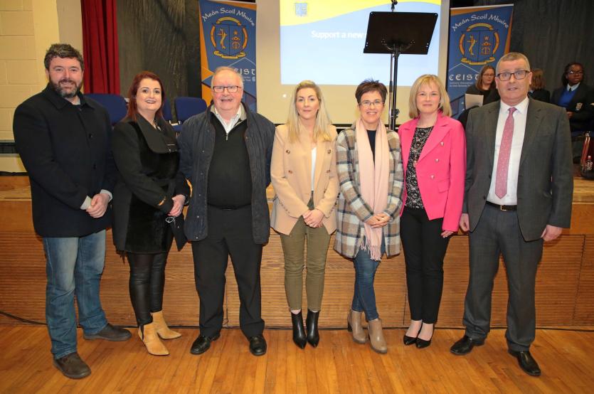 Board of Management: Gerry Warnock, Karen Clabby, Michael Diviney, Edel McCaffrey, Marie Kenny, Aoife Mulrennan, John McGovern Picture: Shelley Corcor