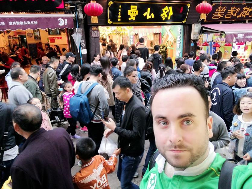 Longford native Christopher Courtney in Chongqing