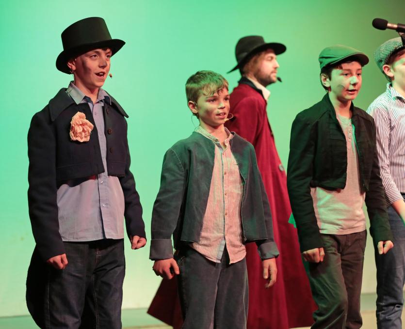 Be Back Soon from Oliver, performed by 1st and 2nd Year Music Students with Mr Cunningham