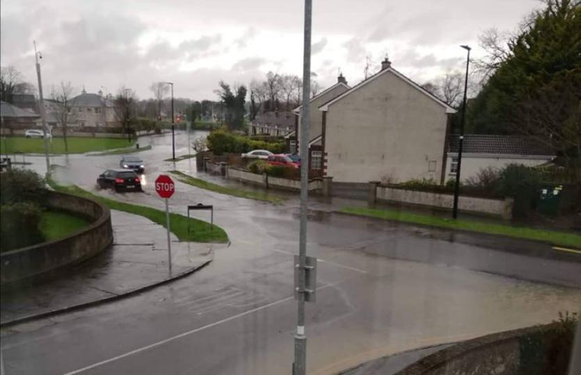 Torrential Storm Dennis rainfall leads to serious flash flooding in Longford town 