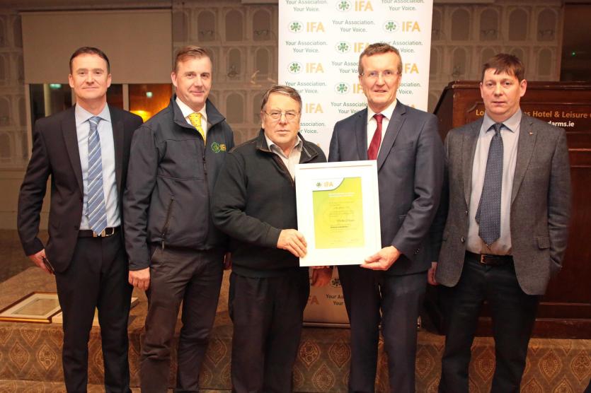 Nigel Renaghan,  Eoin Johnston Sec, Martin Hannon (Honorary Life Member), Tim Cunnan President, ,  Gavin White Chair,  Picture: Shelley Corcoran,