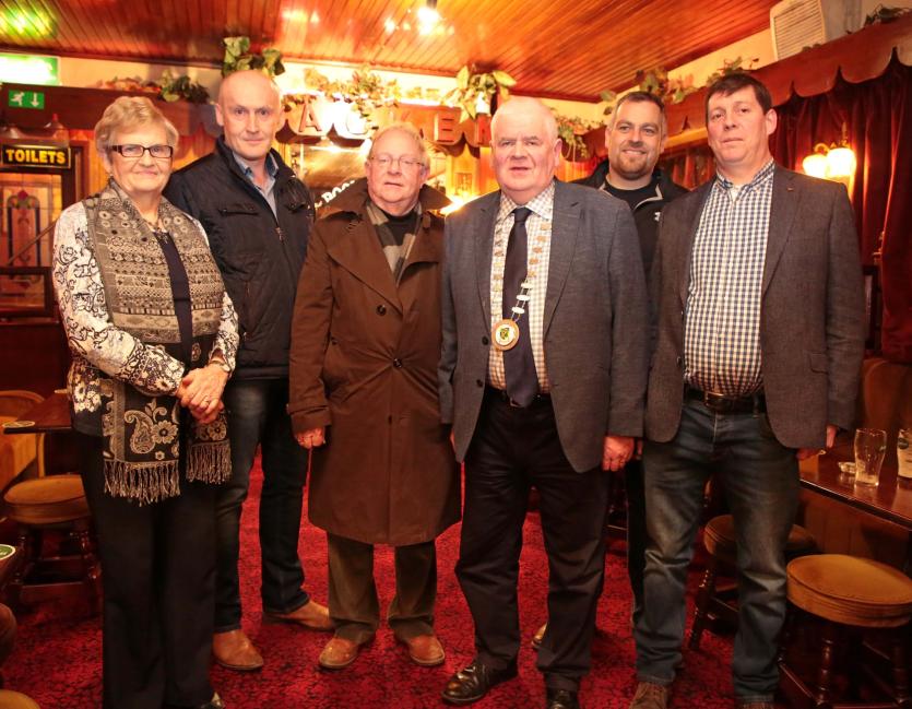 Chrisie McCormack, Enda and John Gerety (Sponsors), PJ Reilly, Declan McCormack (Spon), Gavin White (IFA Chair) Picture: Shelley Corcoran