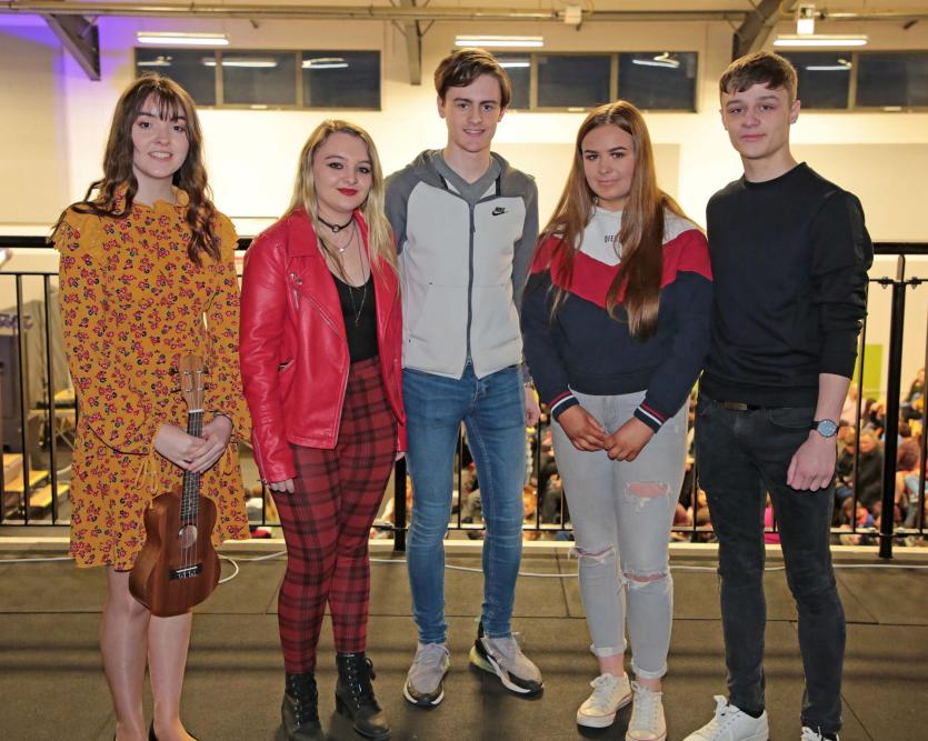 Finalists: Oonagh O'Ferrell, Phoebe Cork, Mark McCormack, Lily Higgins, Cathal Higgins Photograph: Shelley Corcoran
