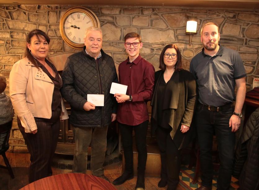 Susan Higgins (Variety Group), Martin Malone (Men's Shed), Killian, Emma and Gerard Reid (Attic) Picture: Shelley Corcoran