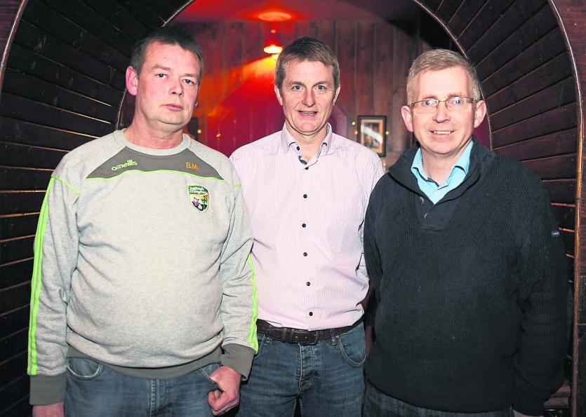 Brendan Maher,Michael Lynch,Gerry Farrell at the launch of the oscars night in Lyond in Ardagh