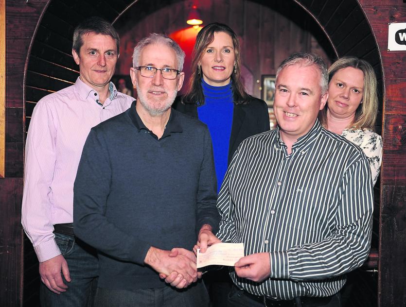 Michael Lynch,Sinead Creegan,Gillian Duignan,Clem Sullivan, Eamonn O'Kane at the launch of the oscars night in Lyond in Ardagh
