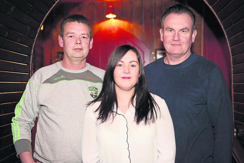Brendan Maher,Declan Kenny,Kersti McGuire at the launch of the oscars night in Lyond in Ardagh