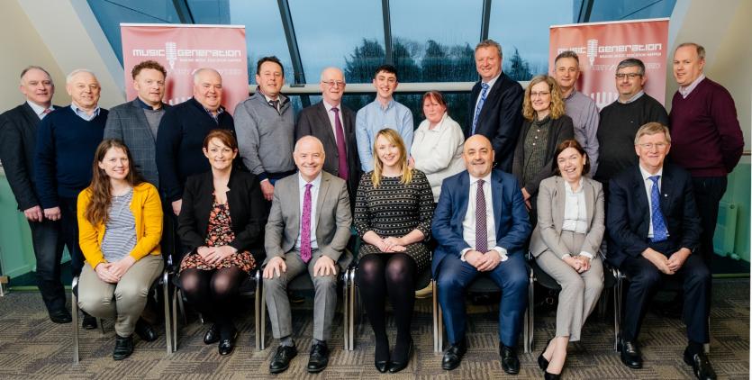 Members of the Board and management of LWETB, including Chief Executive, Dr Christy Duffy and Chairperson, Cllr Frankie Keena together with Mary-Jane 