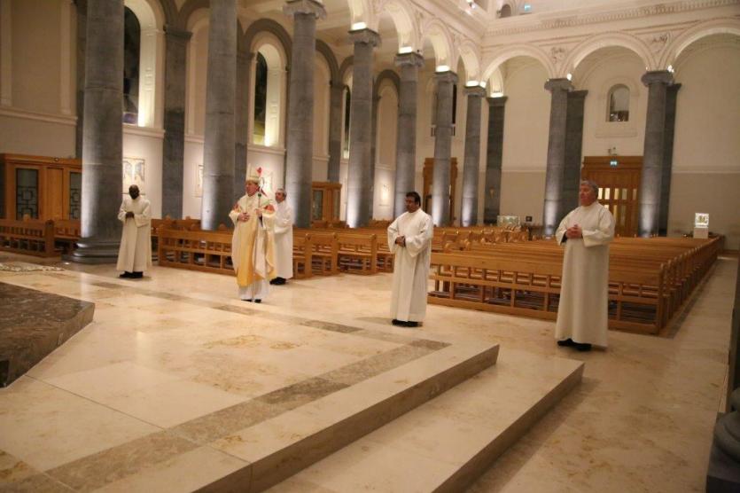 An unusual chill in the air on a special, silent night in Easter at St Mel's Cathedral, Longford
