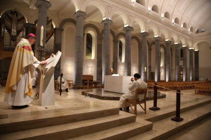 An unusual chill in the air on a special, silent night in Easter at St Mel's Cathedral, Longford