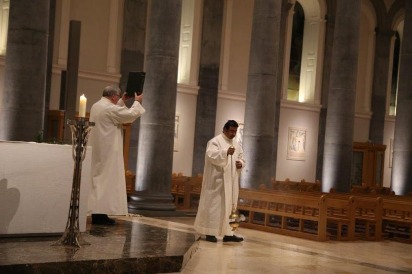 An unusual chill in the air on a special, silent night in Easter at St Mel's Cathedral, Longford