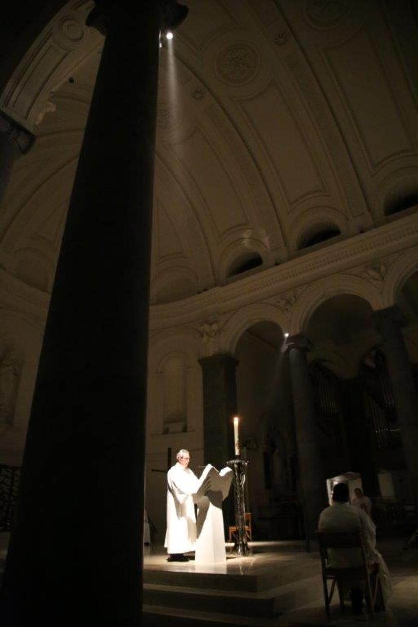 An unusual chill in the air on a special, silent night in Easter at St Mel's Cathedral, Longford