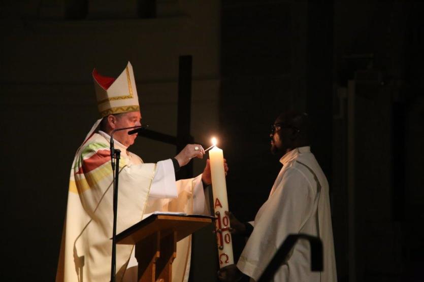 An unusual chill in the air on a special, silent night in Easter at St Mel's Cathedral, Longford