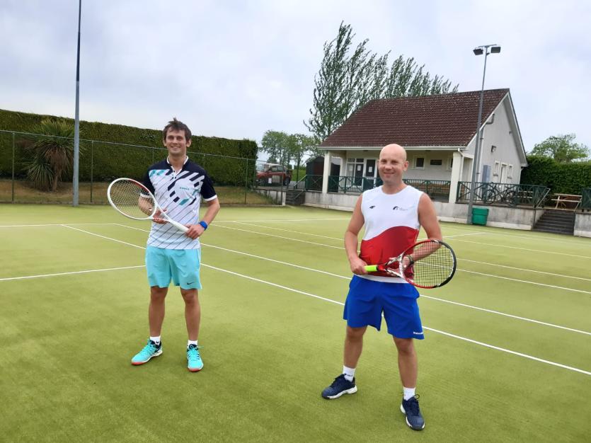 New balls please! Tennis action resumes in Longford