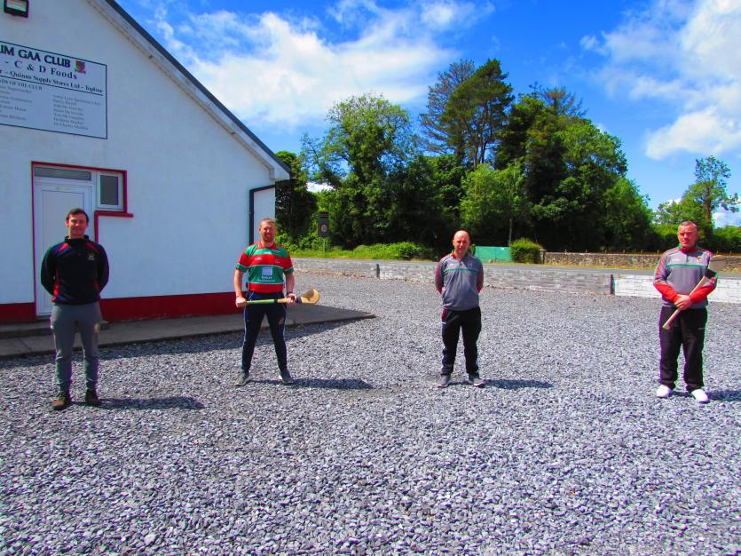 Top hurling stars lend their support to Wolfe Tones 30 Hour Ball Wall Challenge in aid of Longford Hospice
