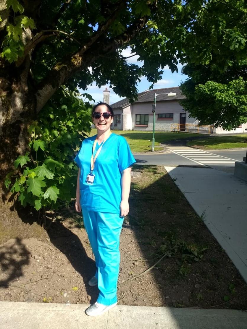 Longford ICA sew scrubs for frontline workers