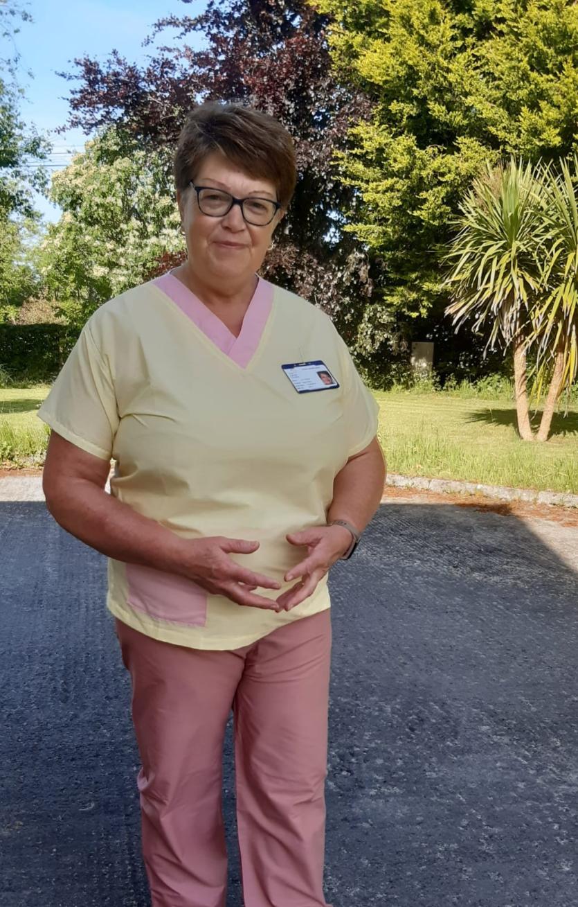 Longford ICA sew scrubs for frontline workers