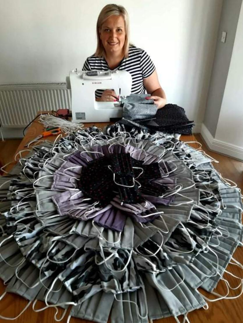 Midlands Polish Community volunteers sew an incredible 5,000 masks for frontline workers in Longford and beyond