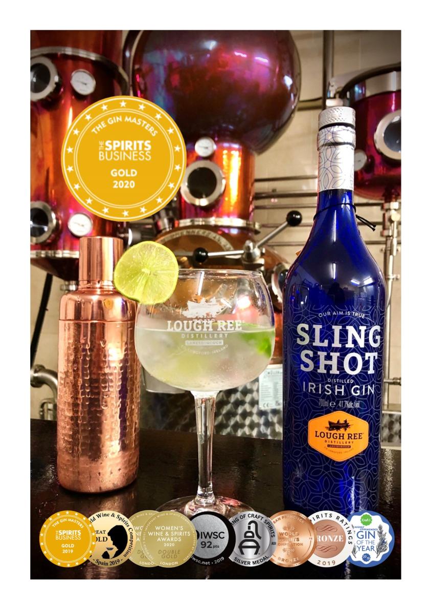 Longford distillery wins three medals at World Gin Masters