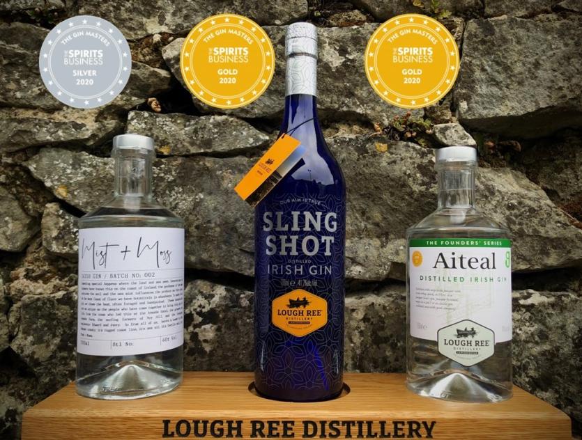 Longford distillery wins three medals at World Gin Masters