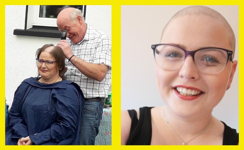Longford girl Michaela Cox celebrates 24th birthday by shaving her hair off for charity