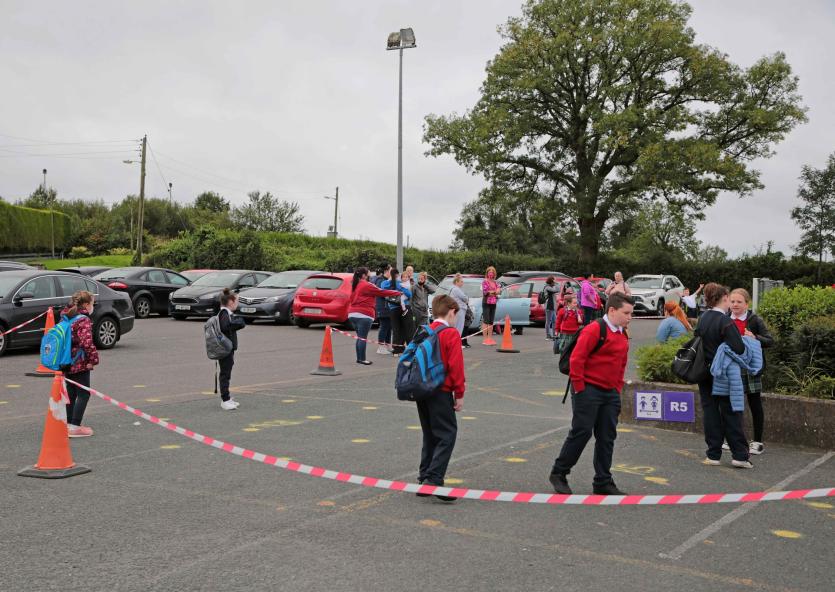 GALLERY | A very different first day back at school in Longford