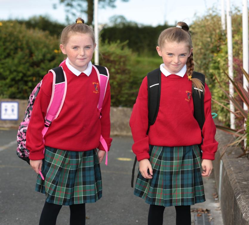 GALLERY | A very different first day back at school in Longford