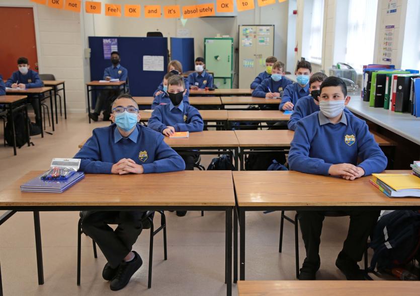 GALLERY | A very different first day back at school in Longford