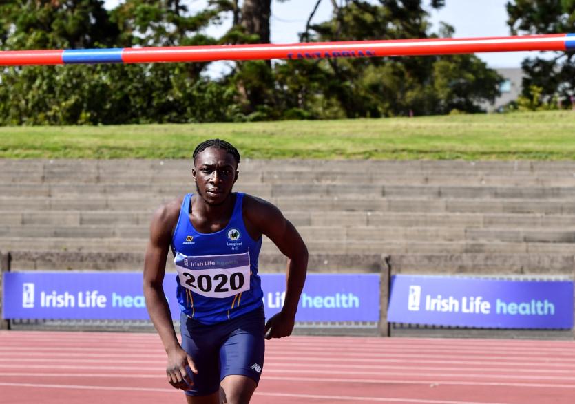 Longford's Nelvin Appiah aiming for success at Irish Life Health National U20 Athletics Championships