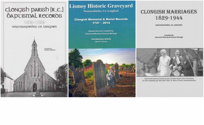 Three new books chart the baptismal, marriage and burial records of generations of Newtownforbes people