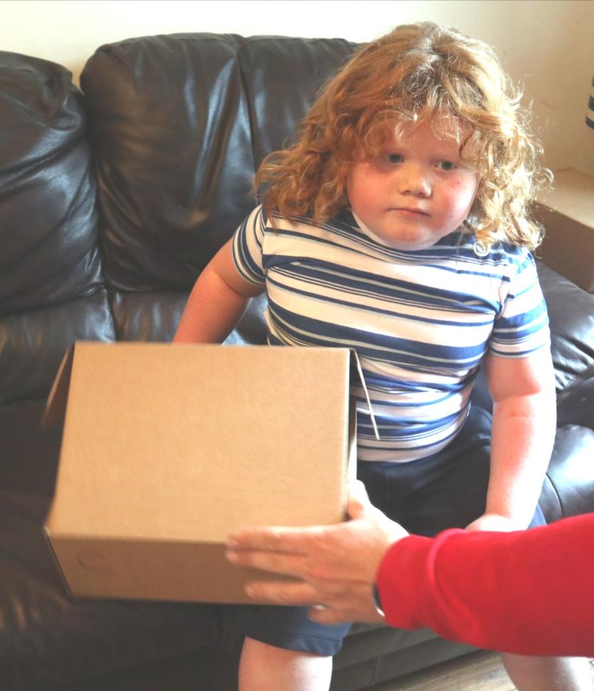 Midlands Áirc delivers Halloween care and activity boxes to Longford families