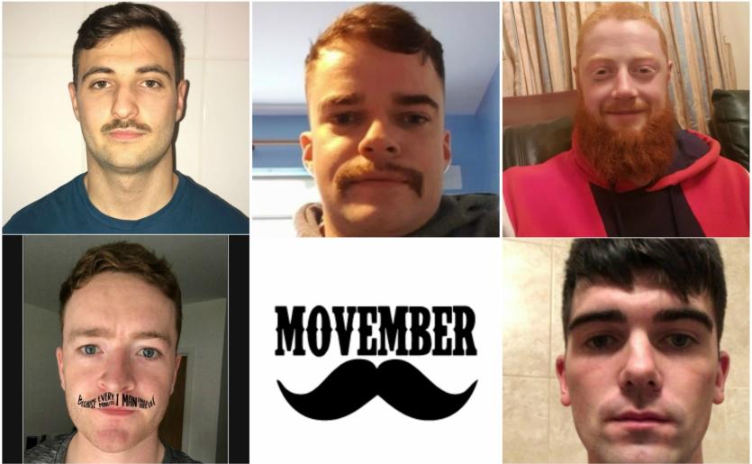Six Granard lads taking part in Movember to raise funds for Mental Health