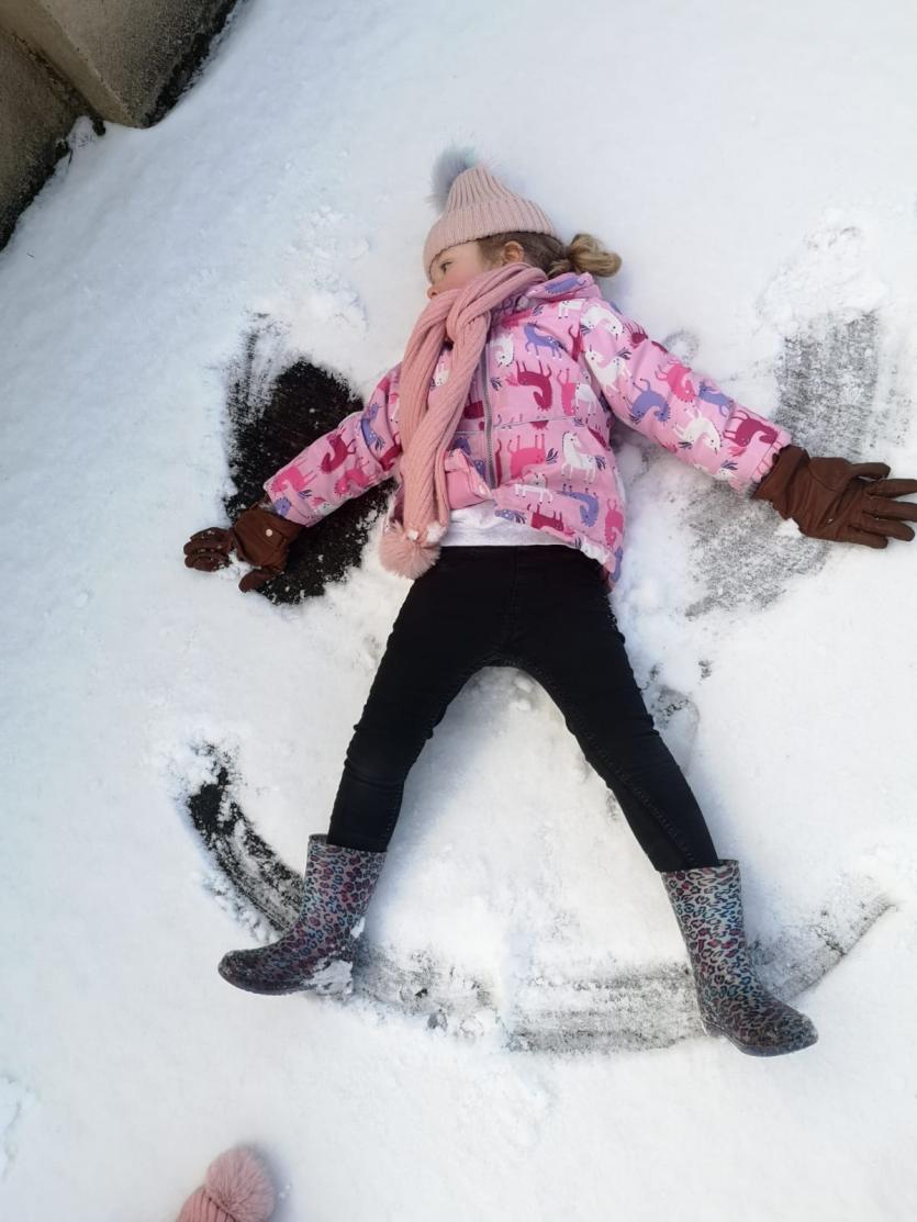 Snowy Longford Gallery 3: Wonderful children of Teach Leanbh, Ballinalee enjoying the snow