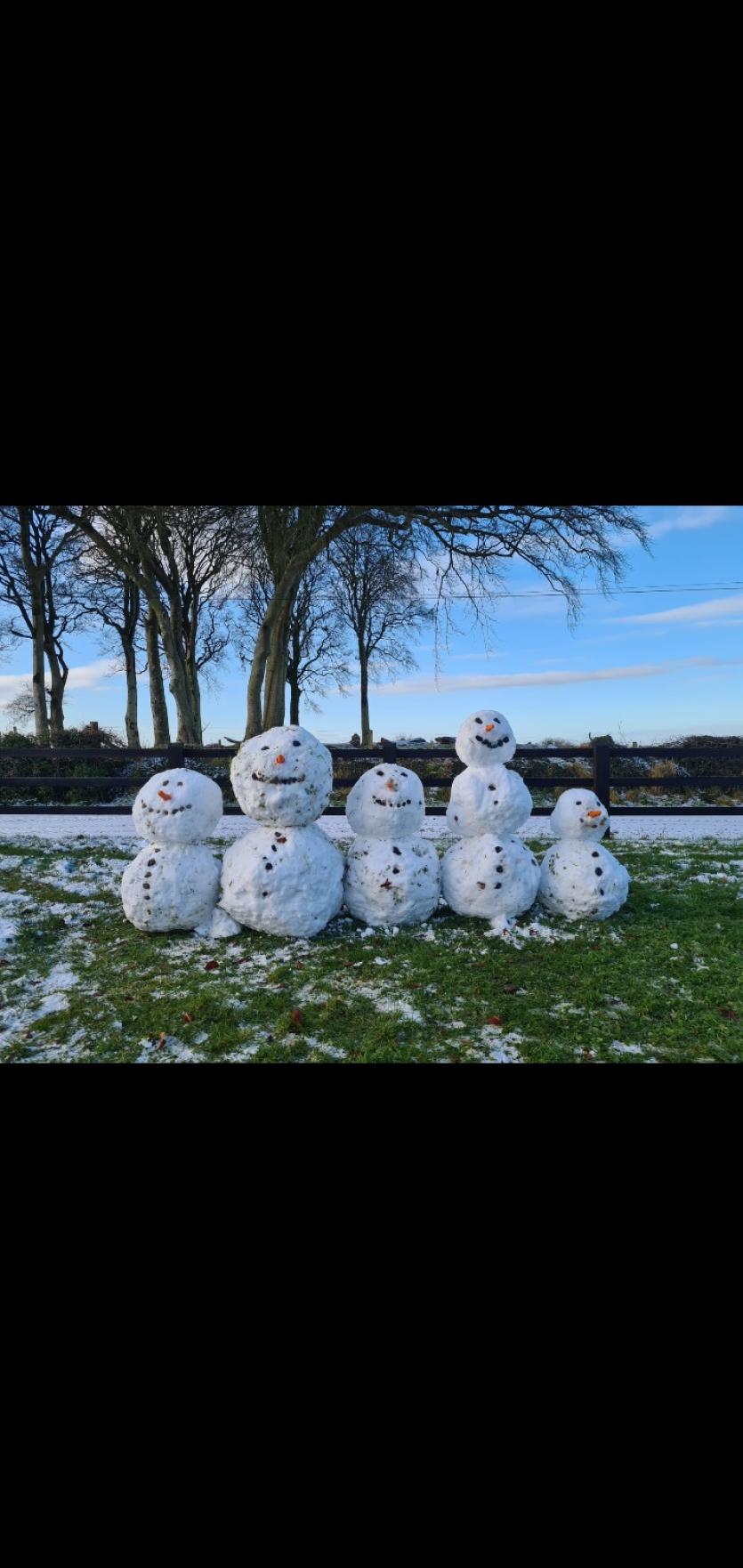 Snowy Longford Gallery 3: Wonderful children of Teach Leanbh, Ballinalee enjoying the snow