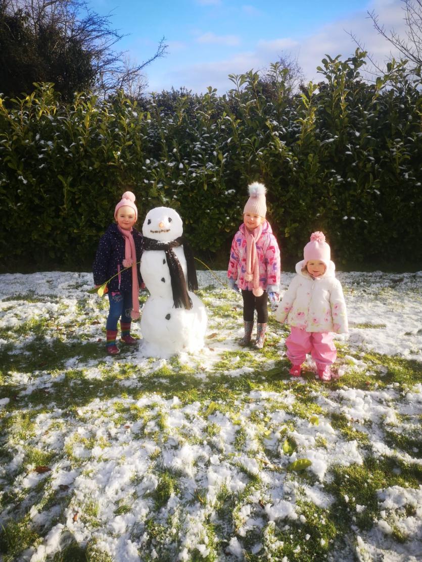 Snowy Longford Gallery 3: Wonderful children of Teach Leanbh, Ballinalee enjoying the snow