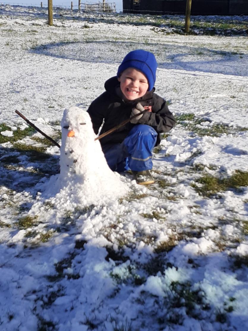 Snowy Longford Gallery 3: Wonderful children of Teach Leanbh, Ballinalee enjoying the snow