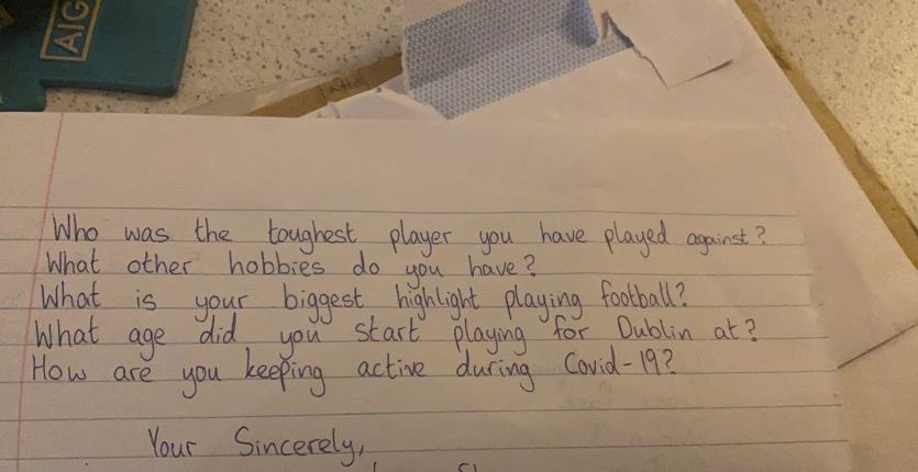 Dublin ladies football star Noelle Healy delighted to receive letter for young Longford fan 