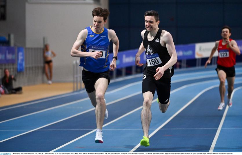 Sensational run sees Longford's Cian McPhillips smash national junior record in one of the fastest indoor 800m in Irish athletics history
