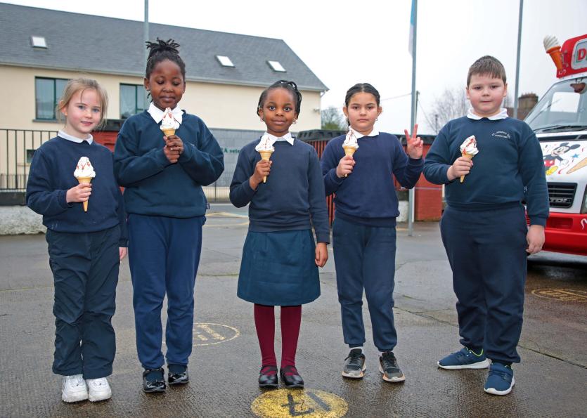 GALLERY | A welcome  ice cream treat for Longford pupils at St Joseph’s national school