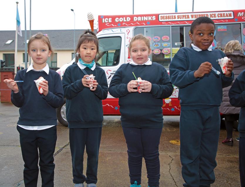 GALLERY | A welcome  ice cream treat for Longford pupils at St Joseph’s national school