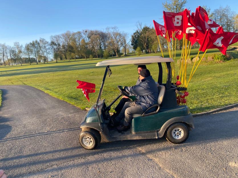 Back in the swing of things as County Longford Golf Club welcomes RTÉ to pristine reopened course 