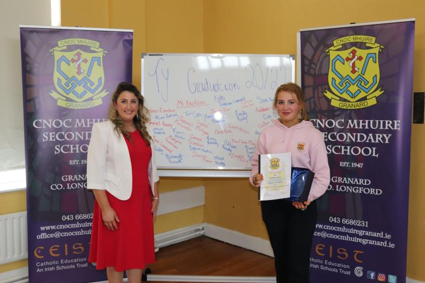 Longford Leader gallery: Leaving Cert and Transition Year end of year awards at Cnoc Mhuire, Granard