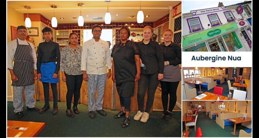 Aubergine Nua restaurant in Longford town - something unique and diverse to offer