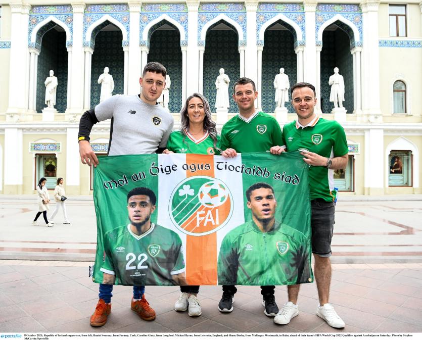 Longford super fan Caroline cheers on Kenny's Republic of Ireland to Baku victory 
