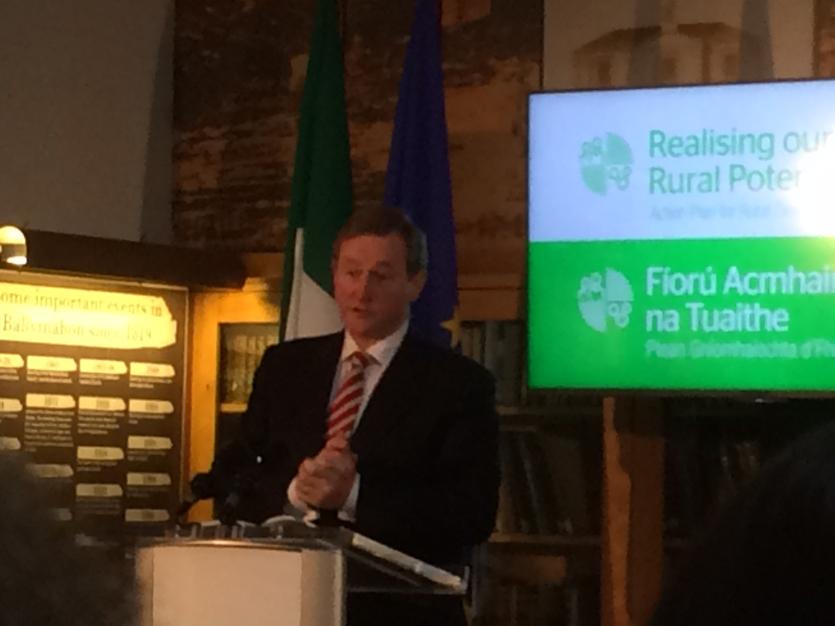 AUDIO: An Taoiseach Enda Kenny visits Ballymahon for the launch of the Action Plan for Rural Development