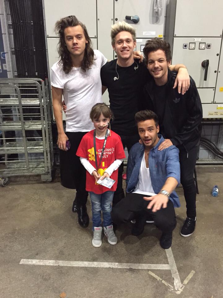 Aimee meeting One Direction