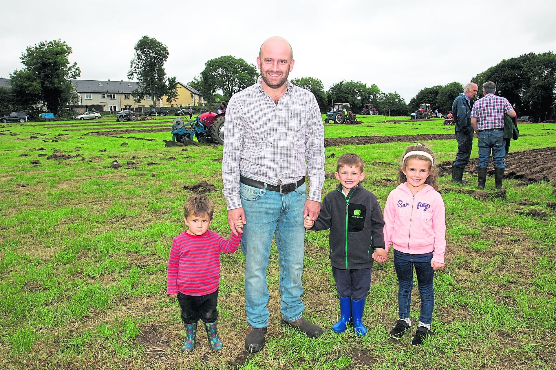 Pictured at the 2018 Colmcille Ploughing Festival were Senan, Martin, William and Isabelle Reilly Picture: Michelle Ghee  