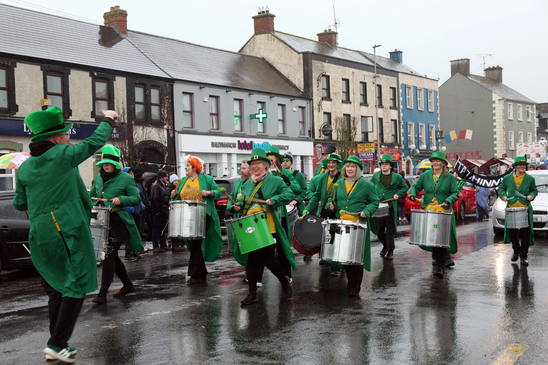 There was an abundance of marching and pipe bands at this year's Ballymahon St Patrick's Day parade